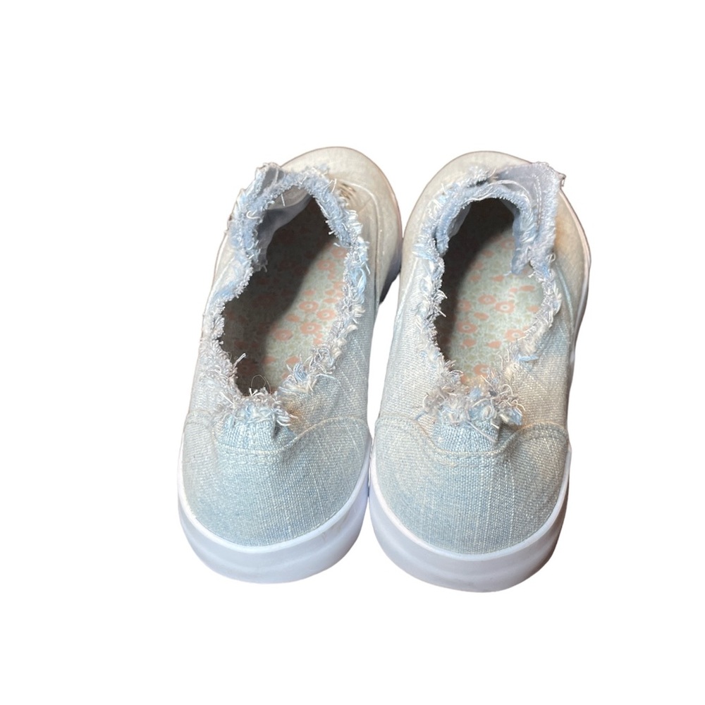 Austin Clothing Co. Raw Edge Light Blue Sneakers - Picture 7 of 10